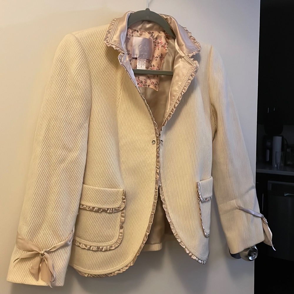 Size 4 Rebecca Taylor Pink Suit Jacket